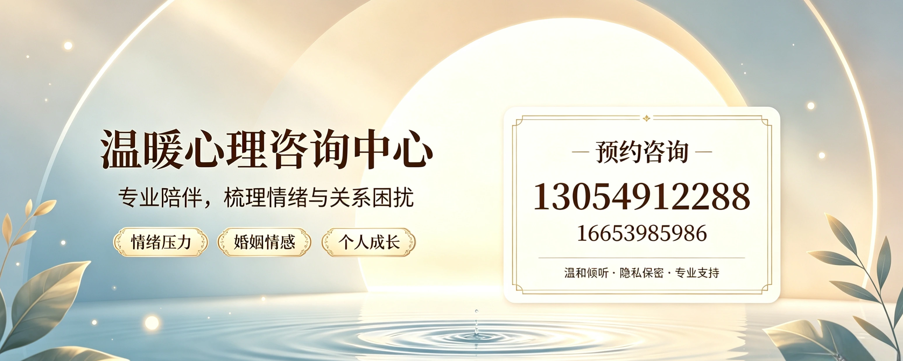 温暖心理咨询中心服务展示